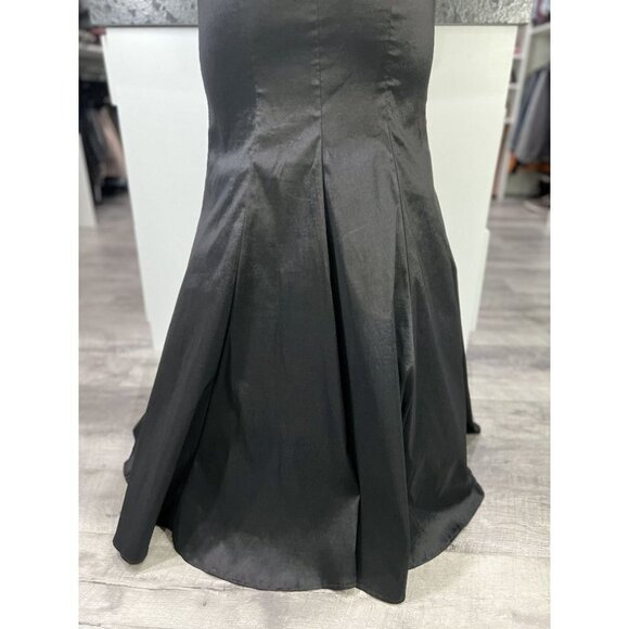 Jovani Black Gold Embroidered Mermaid Gown $499 - Picture 10 of 13